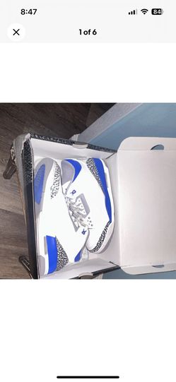 Jordan Air Jordan 3 Retro Racer Blue 2021 Men's Mid Top Sneakers CT8532-145