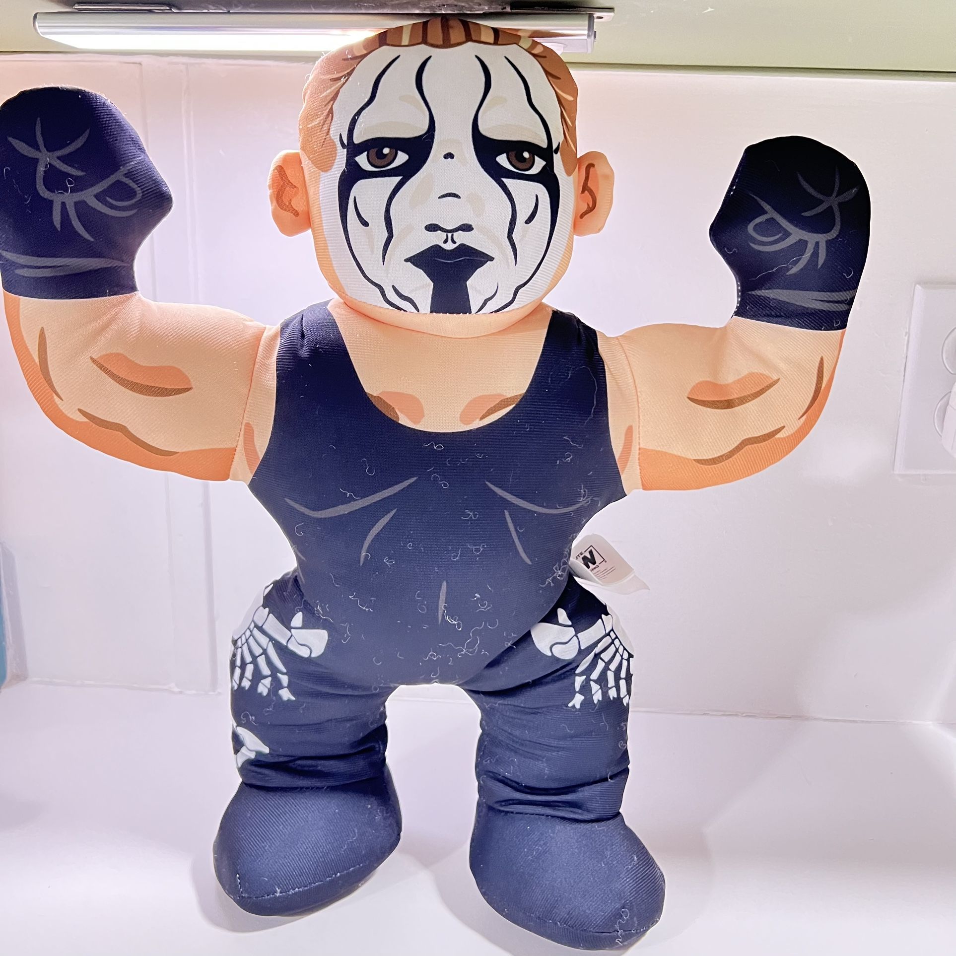 AEW Wrestling Buddies 15” Talking STING Toy Plush Action Figure WWE Wrestler