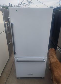 KitchenAid Bottom Freezer White Refrigerator Fridge
