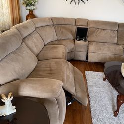Sectional Recliner Couch 8.5ft x 9.5ft 