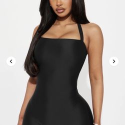 Halter Jumpsuit - Black Medium 