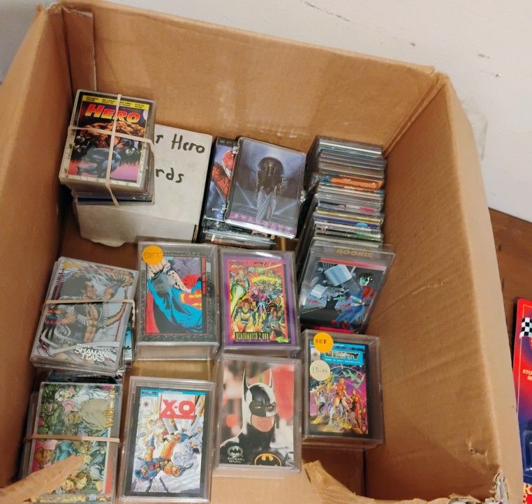 Superhero Trading Card Collection Lot