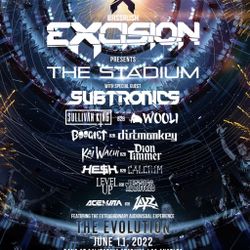 1 PIT ticket to Excision The Stadium LA