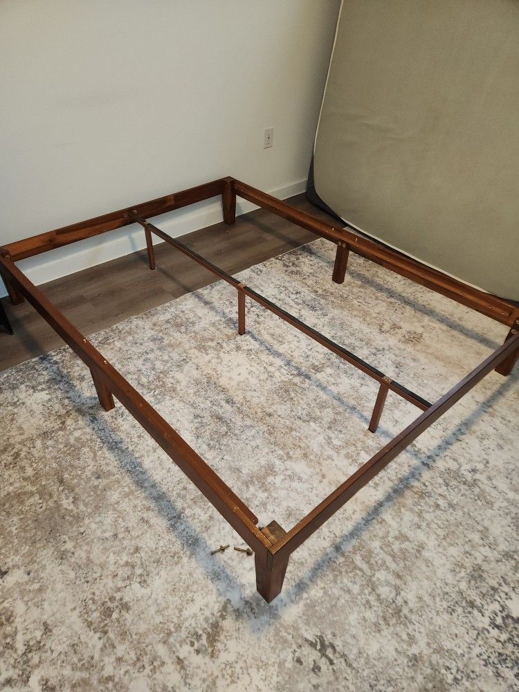 12inch Solid Wood Queen Bed Frame