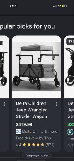 Jeep wagon stroller