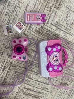 Minnie mouse purse phone camera