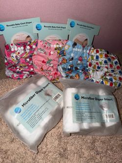 Reusable cloth diapers