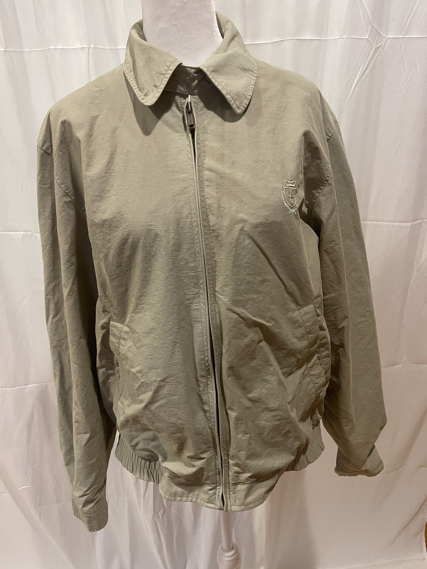 Club Room Beige Rain Jacket Sz.S