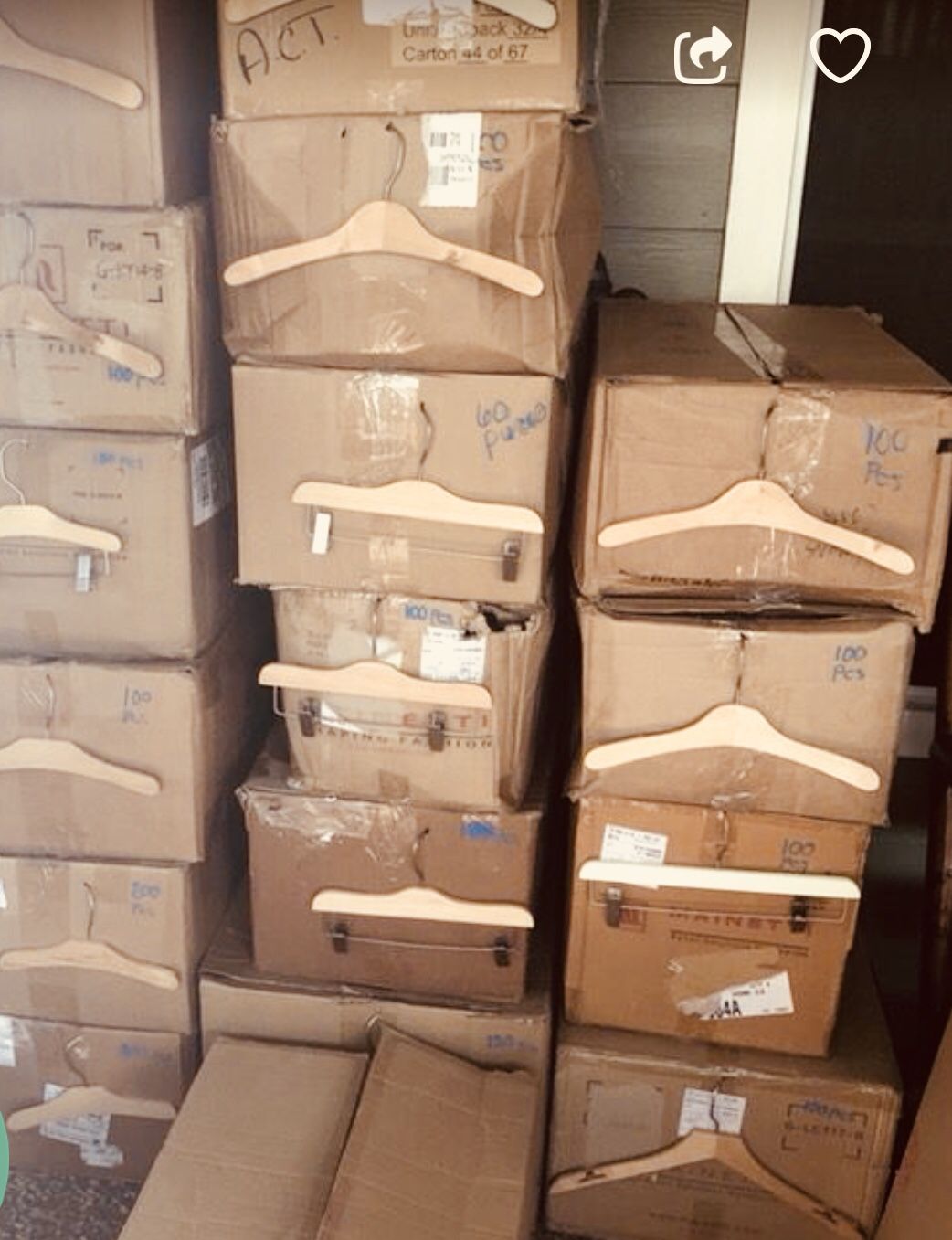 Mainetti wood hangers ( children)