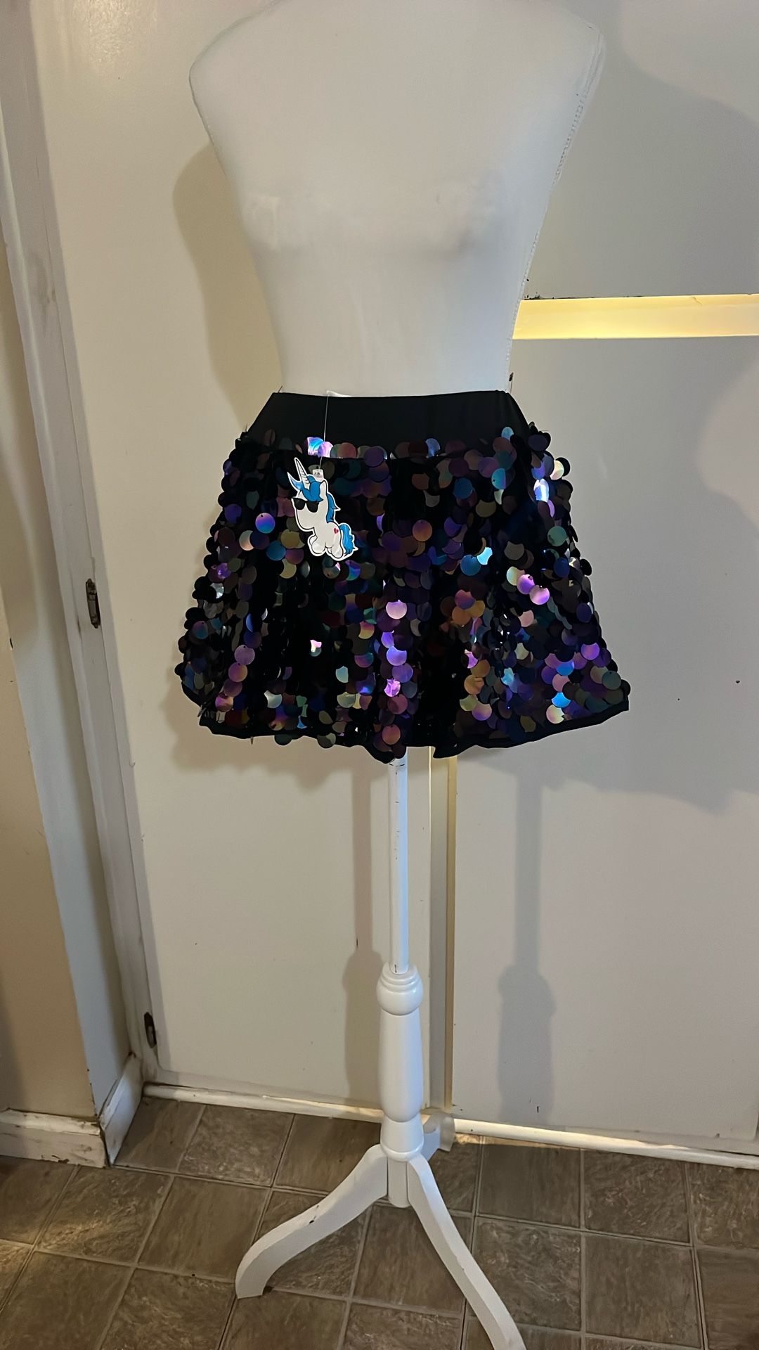 Sequin Iheart Raves Skirt Size Medium