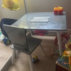Kids Table Has 2 Chairs