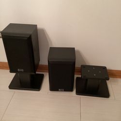 Infinity Speakers On Stands