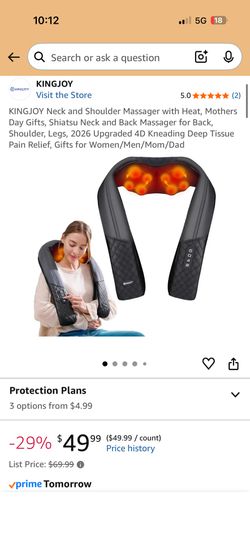 Brand New in Sealed Neck & Shoulder Massager with Heat