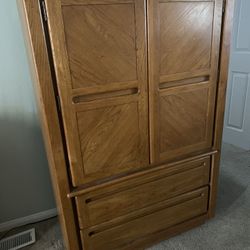 $50 OBO Dresser w/ hanging mirror