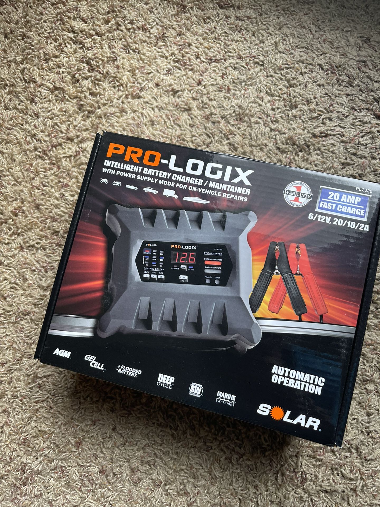 PRO-LOGIX Intelligent Battery Charger/Maintainer
