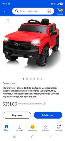 Kids Chevy Silverado Car