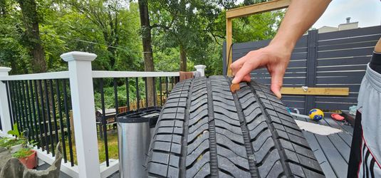 Two Bridgestone alenza tires