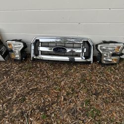 Front Grill, Headlight, Assemblies, And Steering Knuckles