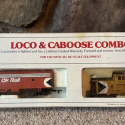 Bachmann Canadian Pacific Locomotive And Caboose