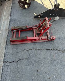 Red Hydraulic Motorcycle/Quad Lift Jack