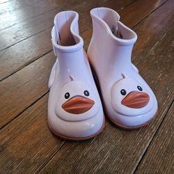 Mini Melissa toddler duck rain boots