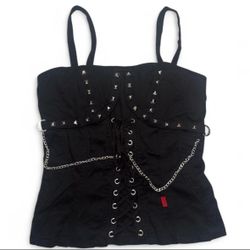 Vintage Tripp Black corset top