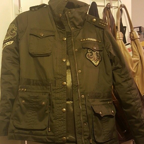 XL Dereon Military Camp Jacket 