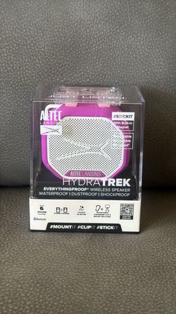 New Sealed Altec Lansing Hydratek Waterproof Shockproof Dustproof Bluetooth Speaker Magnetic Floats Clip On
