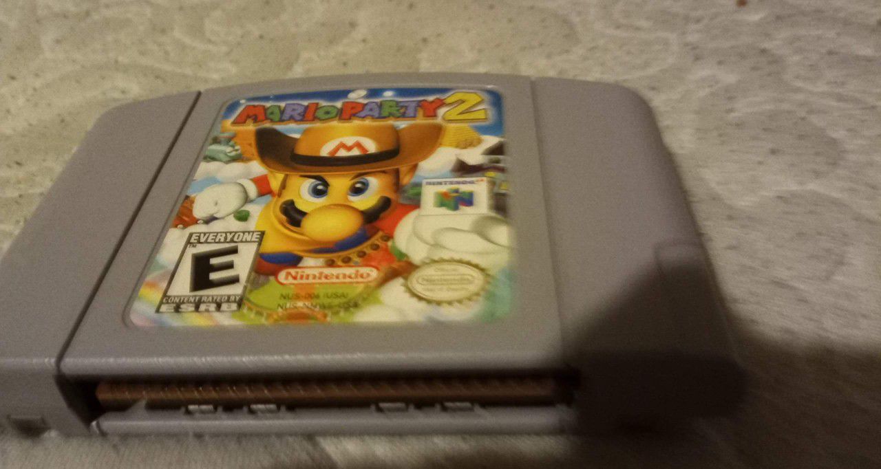 Mario party 2 n64 game