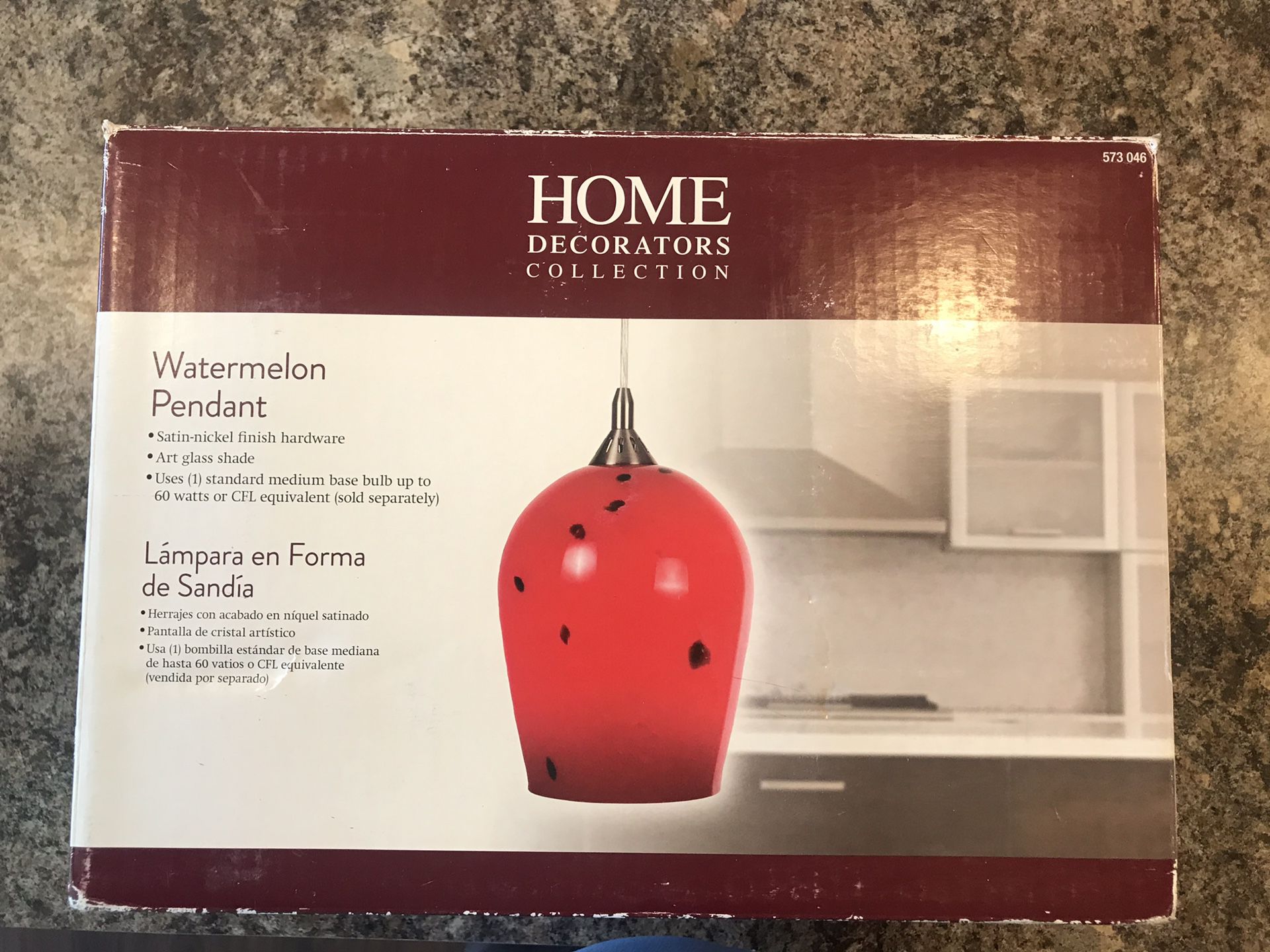 Pendant hanging Kitchen Dining room Light in box