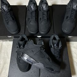 Black Cat Jordan 4’s 
