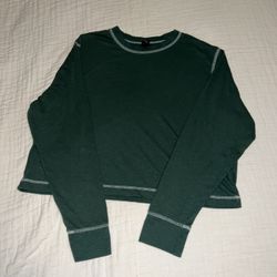 Dark Green Long Sleeve Shirt 