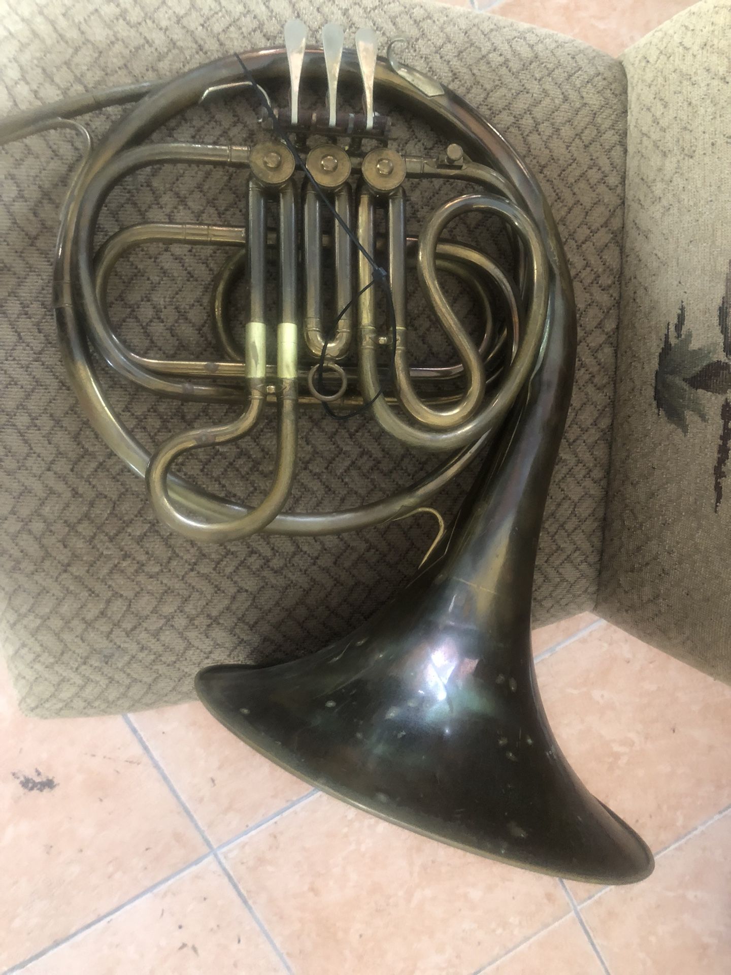 PAN AMERICAN FRENCH HORN ELKHART. BRASS