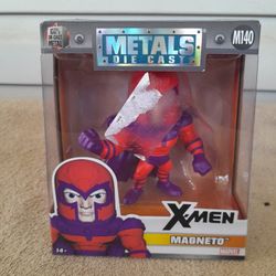 Jada Toys Metals Classic Magneto (M140) Marvel X-Men 4" Diecast Figure, new