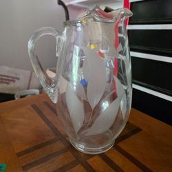 Glass pitcher