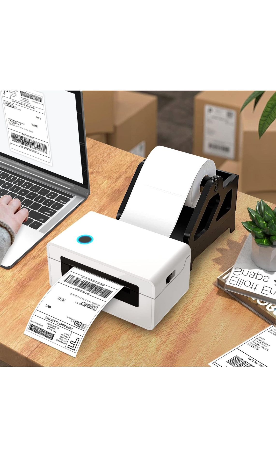 FungLam Thermal Labels 4x6 Direct Thermal Shipping Labels, 20 Rolls with 250 Labels