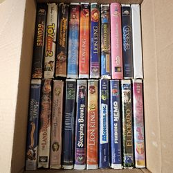 Disney VHS lot