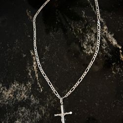 14k White Gold Chain 