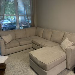 Ashley’s Beige 6 Piece Sectional