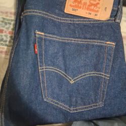 Navy Blue Levis 501 