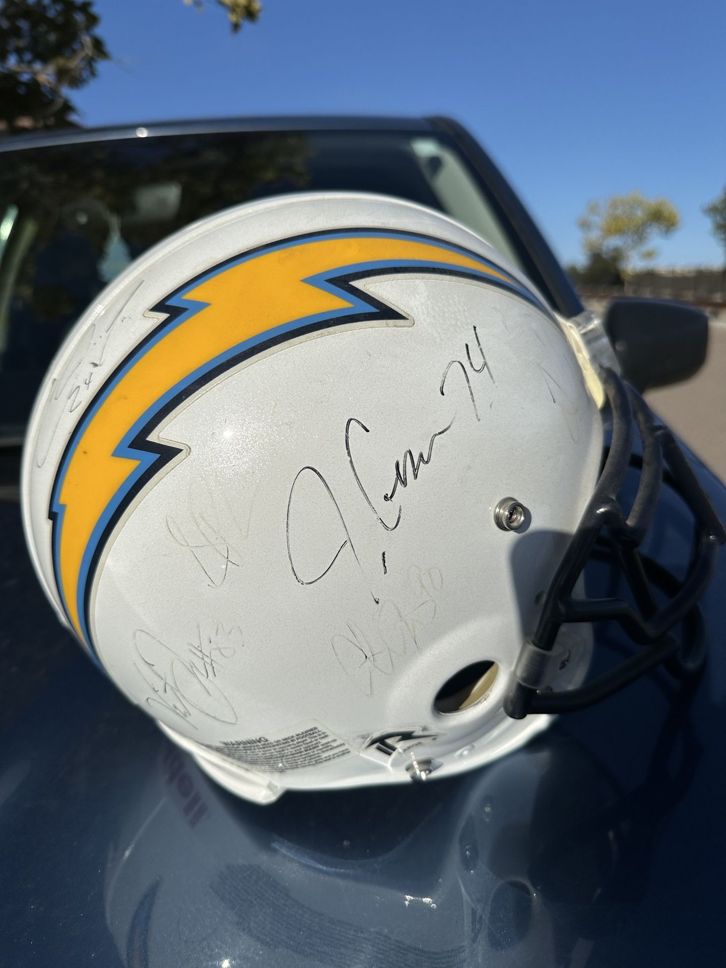 San Diego Chargers Helmet Signed