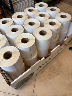40+ sticky thermal paper rolls