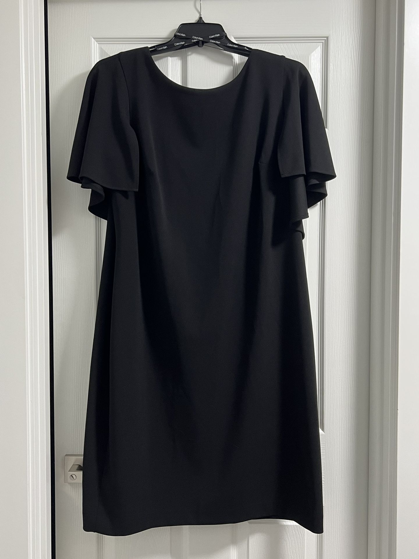 Calvin Klein 16w Black Dress