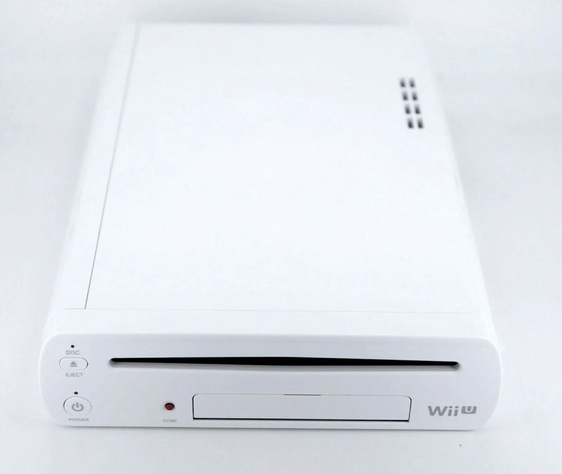 Nintendo Wii U 8GB White Home Console System ~ System Only *No GamePad* Tested