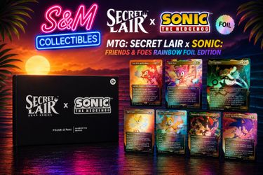 🔥 MTG Secret Lair x Sonic: Friends & Foes Rainbow Foil Edition – Sealed 🔥
