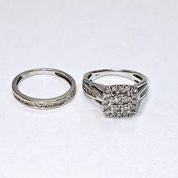 Wedding/Engagement Ring Set