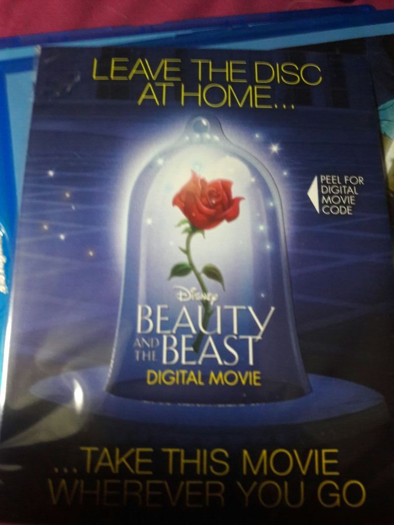 Disney Beauty and the beast hd digital code