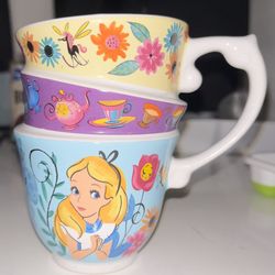 Disney Store Alice In Wonderland Stacked Tea Cups Mug