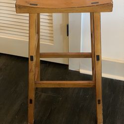 Two Wooden Bar Stool $40/both