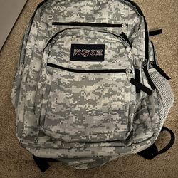 Jansport Big Student Backpack (8-bit Camo)